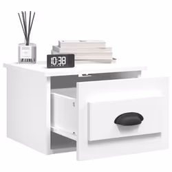 VidaXL 816376 nightstand/bedside table White - Additional view 4