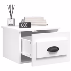 VidaXL 816377 nightstand/bedside table White - Additional view 4