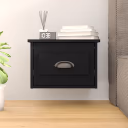 VidaXL 816378 nightstand/bedside table Black