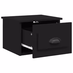 VidaXL 816378 nightstand/bedside table Black - Additional view 5