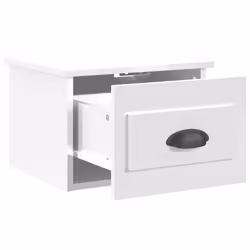 VidaXL 816380 nightstand/bedside table White - Additional view 5