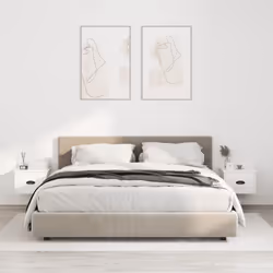 VidaXL 816381 nightstand/bedside table White