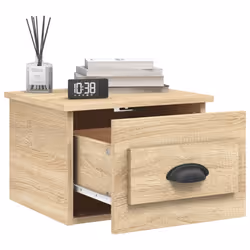 VidaXL 816383 nightstand/bedside table Oak - Additional view 4