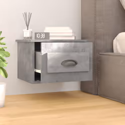 VidaXL 816384 nightstand/bedside table Concrete colour