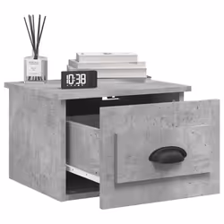 VidaXL 816384 nightstand/bedside table Concrete colour - Additional view 4