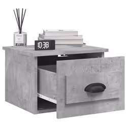 VidaXL 816385 nightstand/bedside table Concrete colour - Additional view 4