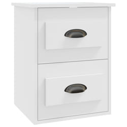 VidaXL 816392 nightstand/bedside table White
