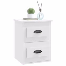VidaXL 816392 nightstand/bedside table White - Additional view 4