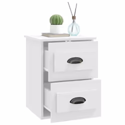VidaXL 816392 nightstand/bedside table White - Additional view 5