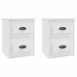 VidaXL 816393, White, Wood, 415 mm, 360 mm, 530 mm, 2 pc(s)