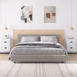 VidaXL 816393 nightstand/bedside table White