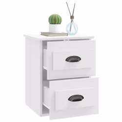 VidaXL 816393 nightstand/bedside table White - Additional view 6