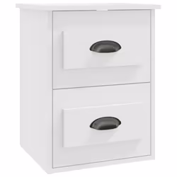 VidaXL 816393 nightstand/bedside table White - Additional view 7