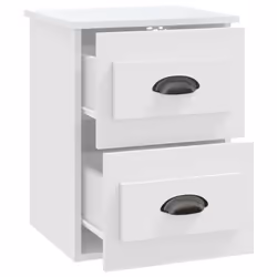 VidaXL 816393 nightstand/bedside table White - Additional view 8