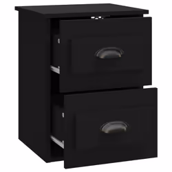 VidaXL 816394 nightstand/bedside table Black - Additional view 6