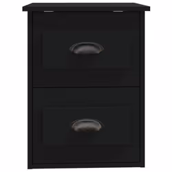 VidaXL 816394 nightstand/bedside table Black - Additional view 7