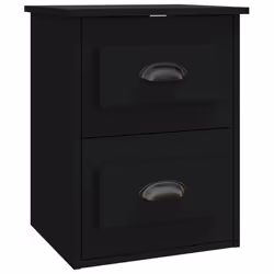VidaXL 816395 nightstand/bedside table Black - Additional view 7