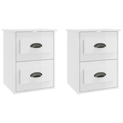 VidaXL 816397 nightstand/bedside table White
