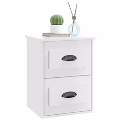 VidaXL 816397 nightstand/bedside table White - Additional view 5