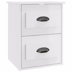 VidaXL 816397 nightstand/bedside table White - Additional view 7