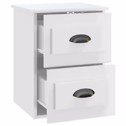 VidaXL 816397 nightstand/bedside table White - Additional view 8