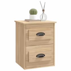 VidaXL 816398 nightstand/bedside table Oak - Additional view 4