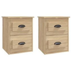 VidaXL 816399 nightstand/bedside table Oak