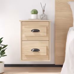 VidaXL 816399 nightstand/bedside table Oak