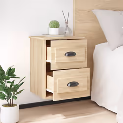VidaXL 816399 nightstand/bedside table Oak - Additional view 4