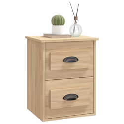 VidaXL 816399 nightstand/bedside table Oak - Additional view 5