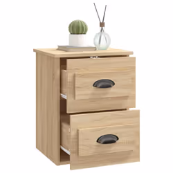 VidaXL 816399 nightstand/bedside table Oak - Additional view 6