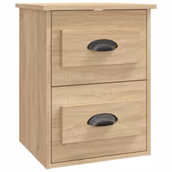 VidaXL 816399 nightstand/bedside table Oak - Additional view 7