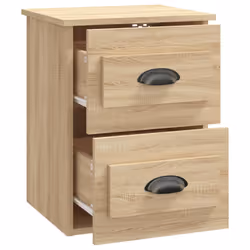 VidaXL 816399 nightstand/bedside table Oak - Additional view 8