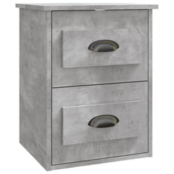 VidaXL 816400 nightstand/bedside table Concrete colour