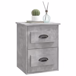 VidaXL 816400 nightstand/bedside table Concrete colour - Additional view 4