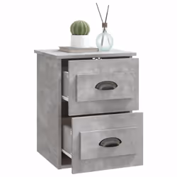 VidaXL 816400 nightstand/bedside table Concrete colour - Additional view 5