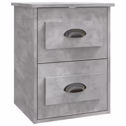 VidaXL 816401, Concrete colour, Wood, 415 mm, 360 mm, 530 mm, 2 pc(s)