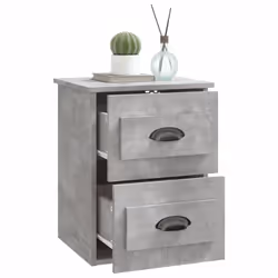 VidaXL 816401 nightstand/bedside table Concrete colour - Additional view 5