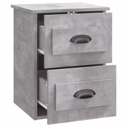 VidaXL 816401 nightstand/bedside table Concrete colour - Additional view 6