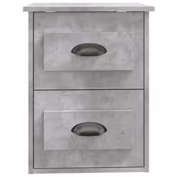 VidaXL 816401 nightstand/bedside table Concrete colour - Additional view 7
