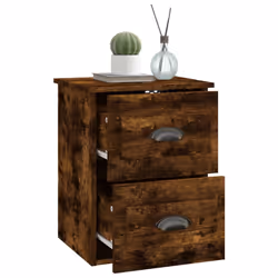 VidaXL 816403 nightstand/bedside table Oak - Additional view 5