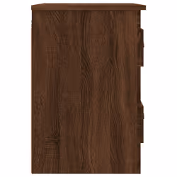 vidaXL Wall-mounted Bedside Cabinets Floating Storage Cabinets Hanging Cabinet - brown oak, 1 pcs - Additional view 7
