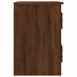 vidaXL Wall-mounted Bedside Cabinets Floating Storage Cabinets Hanging Cabinet - brown oak, 2 pcs - Additional view 9