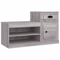 vidaXL Shoe Cabinet Shoe Rack Shoe Storage Shelf Organiser Engineered Wood - grey sonoma