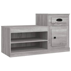 vidaXL Shoe Cabinet Shoe Rack Shoe Storage Shelf Organiser Engineered Wood - grey sonoma