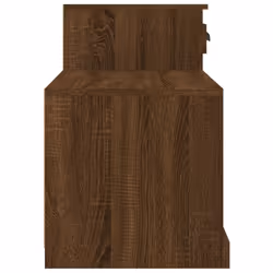 vidaXL Shoe Cabinet Shoe Rack Shoe Storage Shelf Organiser Engineered Wood - brown oak - Additional view 6
