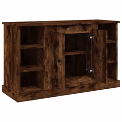 vidaXL Sideboard Engineered Wood Cupboard Side Coffee Cabinet Multi Colours - smoked oak - Additional view 7