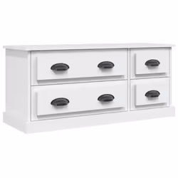 VidaXL 816448, White, Wood, Wood, 1000 mm, 355 mm, 450 mm