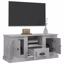 vidaXL TV Cabinet TV Stand Sideboard Cabinet TV Unit Cupboard Engineered Wood - concrete grey - Additional view 4