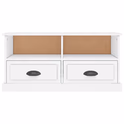 vidaXL TV Cabinet TV Stand Sideboard Cabinet TV Unit Cupboard Engineered Wood - white - Additional view 5